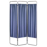 OMNIMED 3 Section Economy Privacy Screen with Fabric Panels, Norway 153093-35